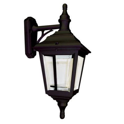 Afbeelding van Elstead Lighting LED Wand Buitenlamp Kerry 1X E27 Max 60W IP44 Dimbaar Black