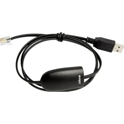Afbeelding van Kabels: Jabra 14201 29 tussenstuk voor kabels RJ 9 USB A Zwart