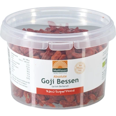 Afbeelding van Mattisson Bessen Goji Gedroogd Pot Bio, 200 gram