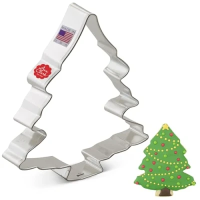 Afbeelding van Kerstboom Premium Cookie Cutter 5&quot;, Gemaakt in de VS door Ann Clark