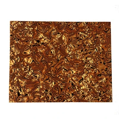 Afbeelding van Dopro 25x20 cm Tijger Streep Akoestische Gitaar Zelfklevende Scratch Plaat Blad Pickguard Materiaal Sheet