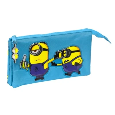Afbeelding van Schoolpennenzak Minions Minionstatic Blauw (22 x 12 3 cm)