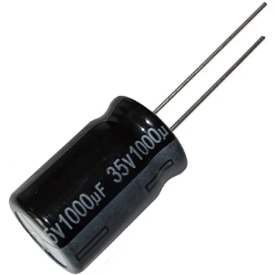 Afbeelding van AERZETIX: 10x chemische elektrolytische condensator 1000μF 35V 20a% THT ± 105 C 2000h radiaal Ø12,5x20mm
