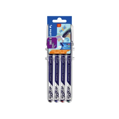 Afbeelding van Fineliner Pilot Frixion 0,45mm etui à 4 stuks assorti