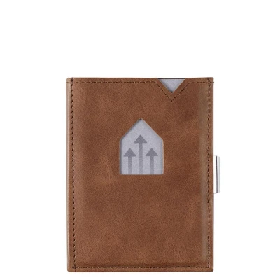 Afbeelding van Exentri Leather Wallet RFID hazelnut