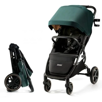 Afbeelding van Kinderkraft MITZY Buggy zitting XL tot 27 kg waterdichte zonnekap met UPF50+ Groente