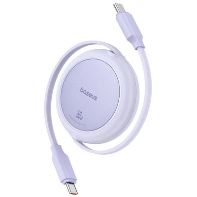 Afbeelding van Baseus Free2Pull Mini USB C naar kabel, 60W, 1, (wit) (1 m), kabel
