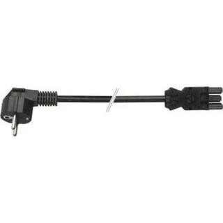Afbeelding van Bachmann installatiestekker stroomkabel Wieland GST18® CEE 7/7 / zwart 10 meter