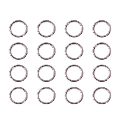 Afbeelding van PandaHall 360 stuks messing jump ringen zilver open 8 mm lock ronde verbindingsstukken voor doe het zelf halsketting armband oorbel hanger choker sieraden maken
