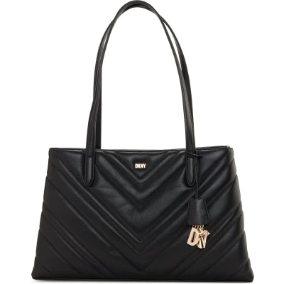 Afbeelding van DKNY Madison Tote black/gold Damestas