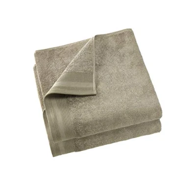 Afbeelding van Douchelaken De Witte Lietaer Contessa Taupe (70 x 140 cm) (set van 2)