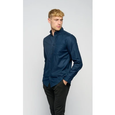 Afbeelding van Het Originele Performance Oxford Overhemd Marine Blazer Maat S