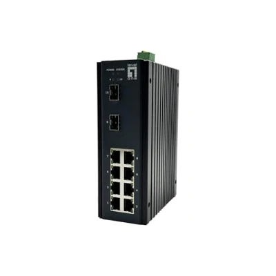 Afbeelding van LevelOne IGU 1071 netwerk switch Managed L2+ Gigabit Ethernet (10/100/1000) Zwart
