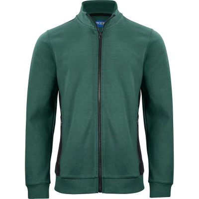 Afbeelding van ProJob 2129 SWEATER MET RITSSLUITING 642129 woudgroen