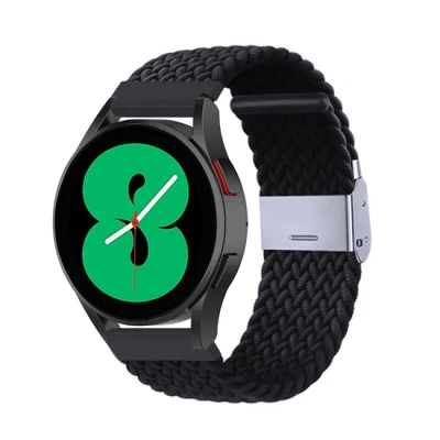 Afbeelding van Braided nylon bandje Zwart Xiaomi Mi Watch / S1 Pro Active S2