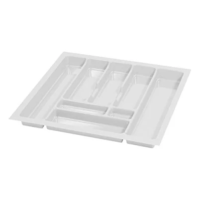 Afbeelding van ALUSFERA Bestekbak voor laden van 60 cm, praktisch opbergsysteem laden, ladeverdeler, lade organizer, 530 x 490 mm, wit