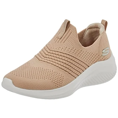 Afbeelding van Skechers Ultra Flex 3.0 Classy Charm Sneaker voor dames, Taupe, 38.5 EU