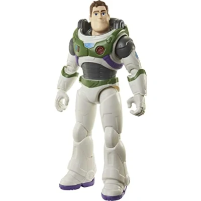Afbeelding van Disney en Pixar Lightyear Space Ranger Alpha Buzz Actiefiguur, ca. 30 cm groot, met 12 beweegbare gewrichten, authentiek filmcadeau voor 4 jaar ouder, HHK30