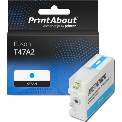 Afbeelding van Huismerk Epson T47A2 Inktcartridge Cyaan