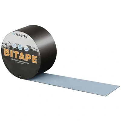 Afbeelding van Antraciet/grijs (RAL7021) Bitumenband BiTape dakreparatie dakbedekking tape 75 mm x 10 strekkende meter