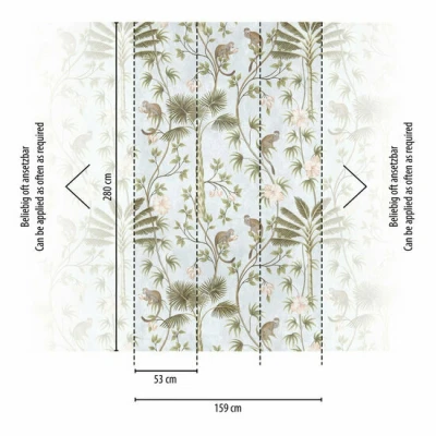 Afbeelding van AS Creation The Wall Jungle 38231 1