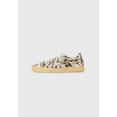 Afbeelding van Copenhagen Studios dames sneaker Rivox koeienhuid beige bruin