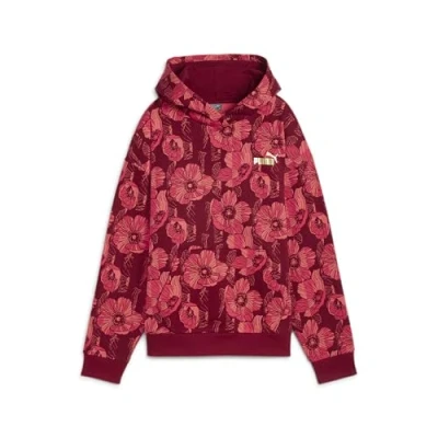 Afbeelding van Puma Class ACT Hoodie Hoodie, Dames, Maat: Small, Intense red