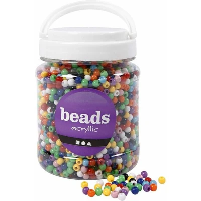 Afbeelding van Pony kralen, diverse kleuren, 425 gr, d 6 mm, gatgrootte 3 700 ml/ 1 Doosje