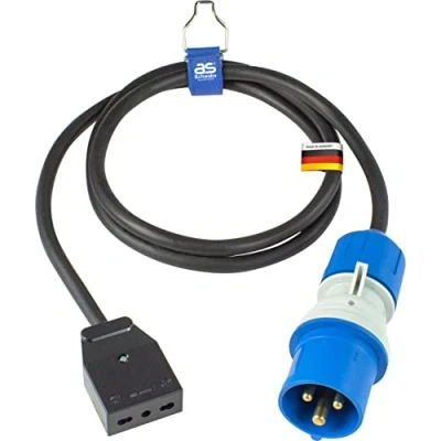 Afbeelding van AS Schwabe 360488 Stroom Adapterkabel 16 A Zwart 1.5 m H07RN F 3G 2,5 mm²