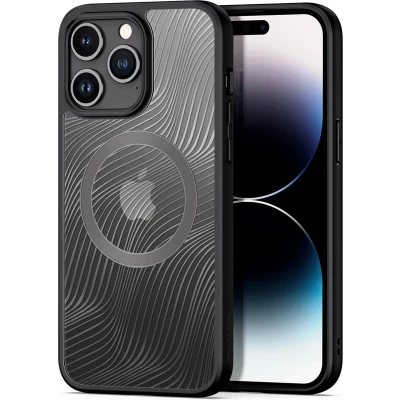 Afbeelding van Apple iPhone 15 Pro Max MagSafe Hoesje Kunststof Dux Ducis Hardcase/Backcover Transparant Telefoonhoesje