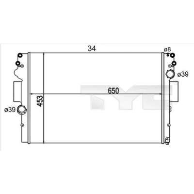 Afbeelding van TYC Radiateur 715 0004 R