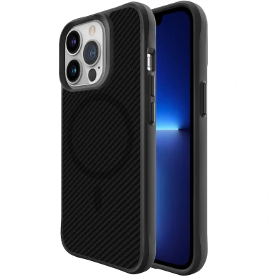 Afbeelding van Apple iPhone 13 Pro MagSafe Hoesje Kunststof iMoshion Hardcase/Backcover Zwart Telefoonhoesje Shockproof/Valbescherming