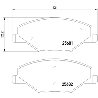 Afbeelding van Brembo Remblokset P 85 121