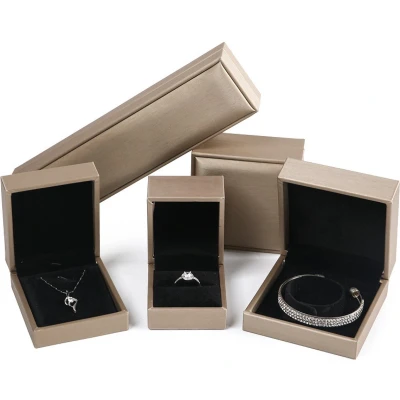 Afbeelding van Sieradendoos set Juwelendoos Sieradenbox Kistje Oorbellendoosje/ringdoosje/kettingdoosje/armbanddoosje/kettingdoosje Cadeaudoosjes/sieradendoosjes 5 stuks