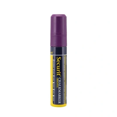 Afbeelding van 6x Securit krijtmarker large, paars