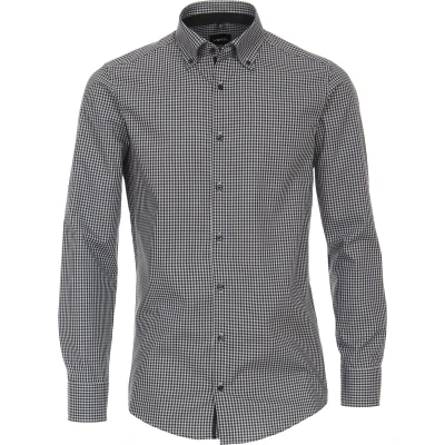 Afbeelding van Venti Modern FIT Overhemd, Heren, Maat: 43, Anthrazit (750)