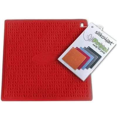 Afbeelding van Silikomart 70.198.05.0001 ACC074 Presi getextureerde siliconen pannenlap Presí, Rood
