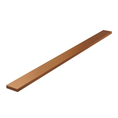 Afbeelding van Brauer Douchegootrooster multifuncioneel 100x6cm RVS geborsteld koper