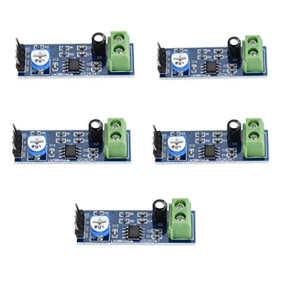 Afbeelding van iHaospace 5 stuks LM386 versterkers audio power versterker modules 200 gain 10K verstelbare weerstand board speaker voor Arduino EK1236