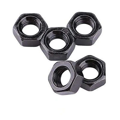 Afbeelding van 100 stuks/set M2 M5 metrische schroefdraad, zeshoekig, moeren, zwart, zink, zilver, koolstofstaal, zeskantmoeren, kit voor machinebevestiging (M3)