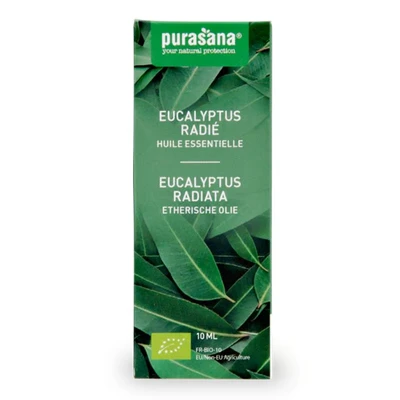 Afbeelding van Purasana Etherische Olie Eucalyptus Radiata 10ML
