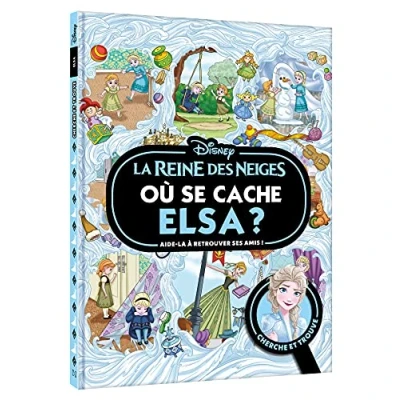 Afbeelding van la REINE DES NEIGES Où se cache Elsa ? Cherche et trouve Disney: Aide à retrouver ses amis !