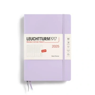 Afbeelding van LEUCHTTURM1917 370794 weekplanner medium (A5) 2025, lila, Engels