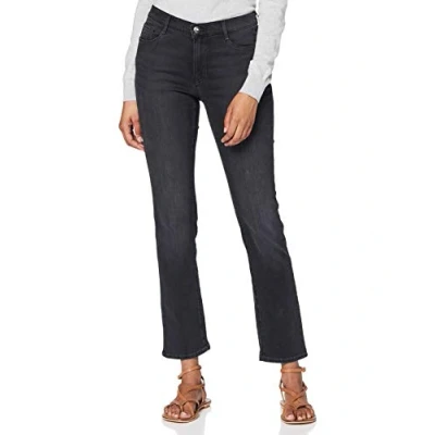Afbeelding van BRAX Dames Style Mary Blue Planet Duurzame 5 Pocket Jeans, Grijs (Used Black 03), 42