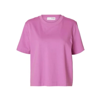 Afbeelding van Selected Femme Slfessential BOXY TEE Tshirt basic, Dames, Maat: 36, First bloom