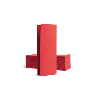 Afbeelding van Alvotex CHIC Airlaid 50 servetten, 1/8 vouwen op stof, hoogwaardige wegwerpservetten, 32x40 cm, rood