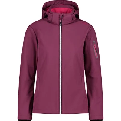 Afbeelding van CMP Amaranto, softshelljas voor dames met afneembare capuchon, XXS