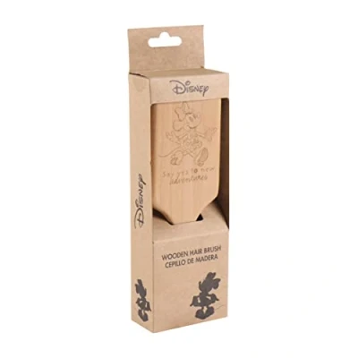 Afbeelding van Ontwar Haarborstel Minnie Mouse Bruin Hout