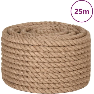 Afbeelding van vidaXL Touw 25 m lang 16 mm dik jute