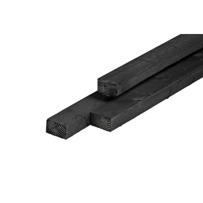 Afbeelding van Regel douglas zwart geimpregneerd 4,5x7,5x300 cm Tuindeco